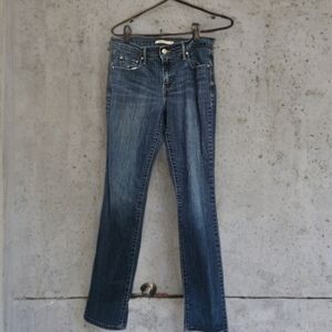 Levi's 505 Straight Leg Blue Jeans Classic Fit